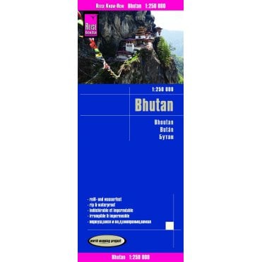 Bhutan Map - Reise Know-How