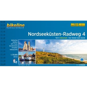 Bikeline Guide: Nordseekusten Radweg 4 Tonder - Skagen (Denmark)