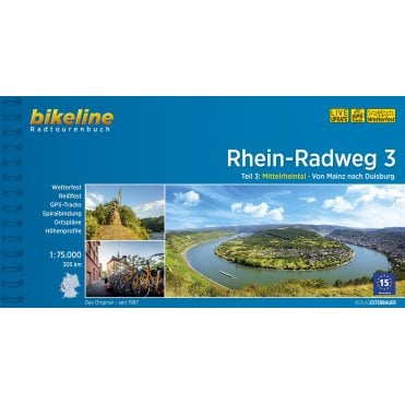 Bikeline Guide: Rhein Radweg 3 Mainz - Duisberg