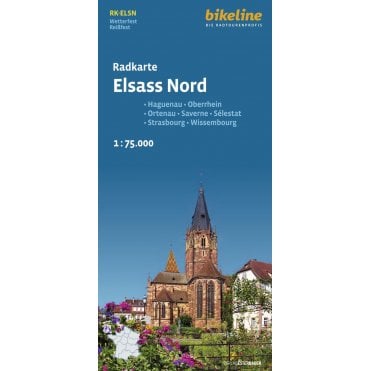 Bikeline Map: Alsace North Cycling Map