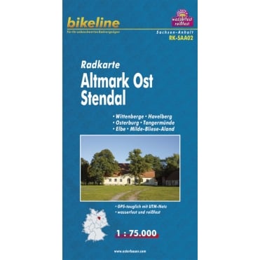 Bikeline Map: Altmark East Stendal Cycling Map