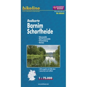Bikeline Map: Barnim / Schorfheide Land Cycling Map