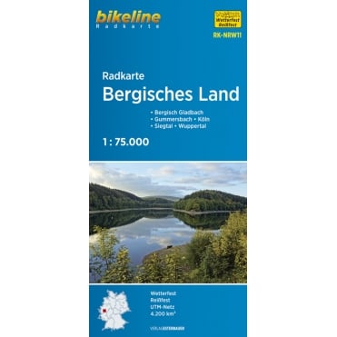 Bikeline Map: Bergisches Land Cycling Map