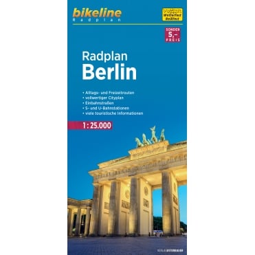 Bikeline Map: Berlin Central Cycling Map
