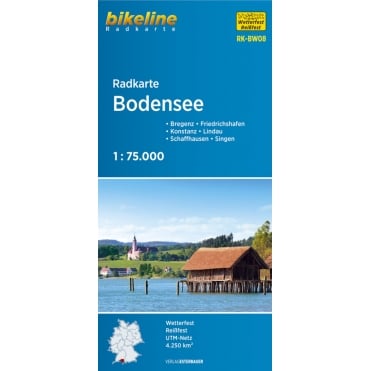 Bikeline Map: Bodensee Cycling Map