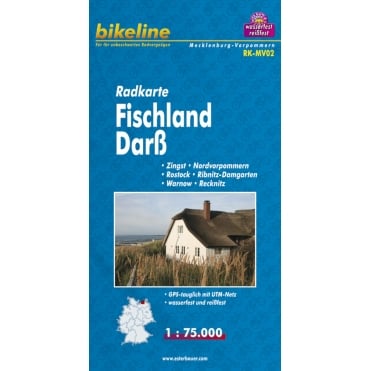 Bikeline Map: Fischland / Darss / Vorpommern Cycling Map