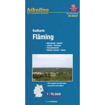 Bikeline Map: Flaming Cycling Map