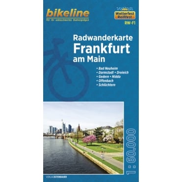 Bikeline Map: Frankfurt am Main cycling tour map
