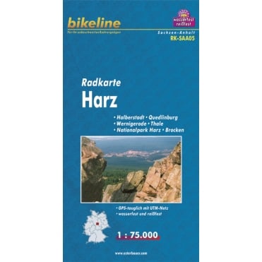 Bikeline Map: Harz Cycling Map