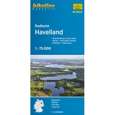 Bikeline Map: Havelland Cycling Map: Brandenburg / Potsdam