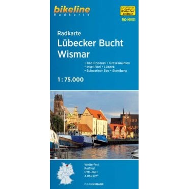 Bikeline Map: Lubecker Bucht - Wismar Cycling Map