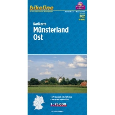 Bikeline Map: Munsterland East Cycling Map