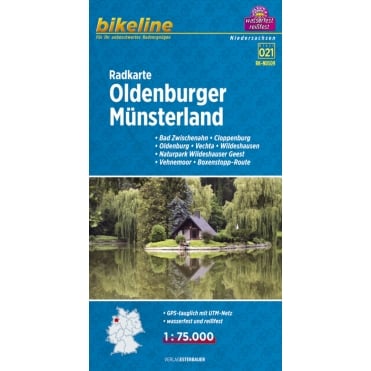 Bikeline Map: Oldenburger Munsterland Cycling Map