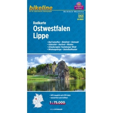 Bikeline Map: Ostwestfalen Lippe Cycling Map