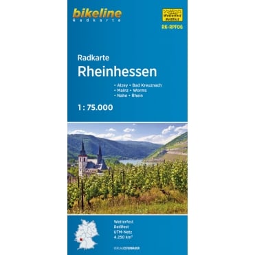 Bikeline Map: Rheinhessen Cycling Map