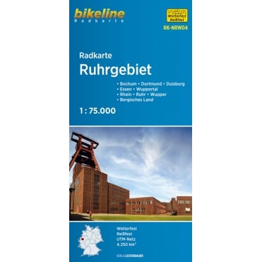 Bikeline Map: Ruhrgebiet Cycling Map