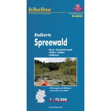 Bikeline Map: Spreewald Cycling Map
