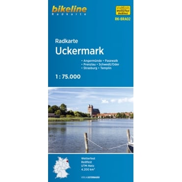 Bikeline Map: Uckermark Cycling Map
