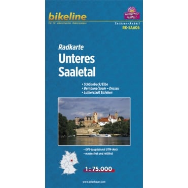 Bikeline Map: Unteres Saaletal Cycling Map