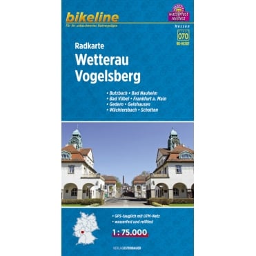 Bikeline Map: Wetterau / Vogelsberg Cycling Map