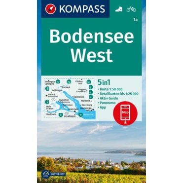 Bodensee West | Kompass hiking map 1a