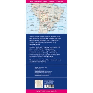 Bolivia Map - Reise Know-How