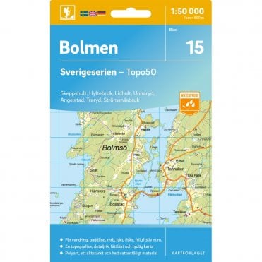 Bolmen (Sweden) - Norstedts Outdoor map 15