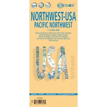 USA 1 - Pacific Northwest Road Map