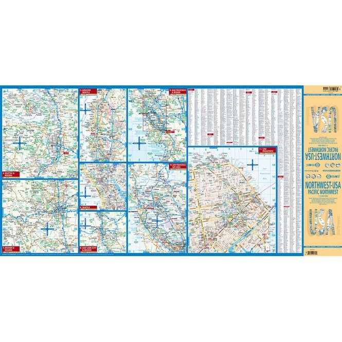 Northwest Postcode Map Size Road Map Of The Pacific Northwest Usa