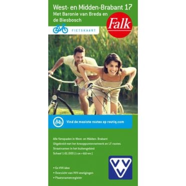 Brabant West & Central (Netherlands) - Falk 1:50k Cycling Ma