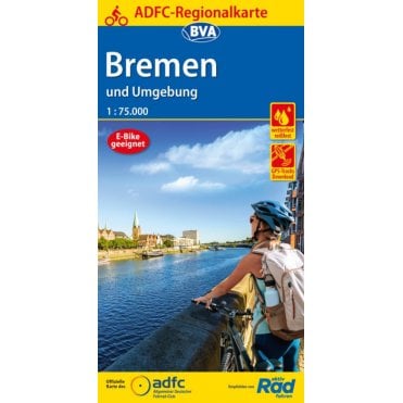 Bremen und Umgebung Regional Cycling Map