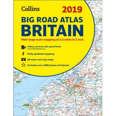 Britain 2018 Collins Big Road Atlas (A3 Paperback)