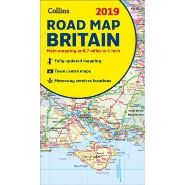 Britain 2018 Collins Road Map