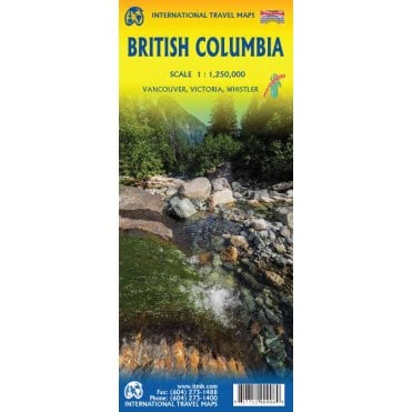 British Columbia Travel Map