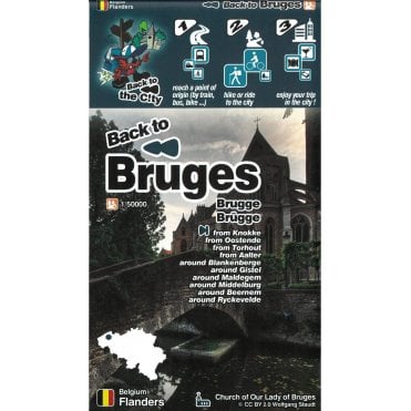 Bruges (Belgium) Walking & Cycling Map | Mini-Ardenne