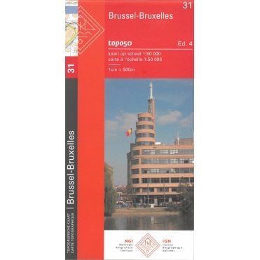 Brussel - Belgium IGN Topo map 31