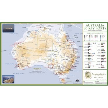 Australia's 30 Key Ports / Cargoes
