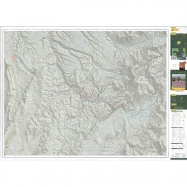 Cabañeros National Park 50K map & guide (Spanish)