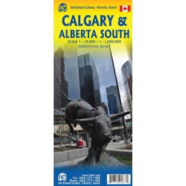 Calgary & Southern Alberta Travel Map