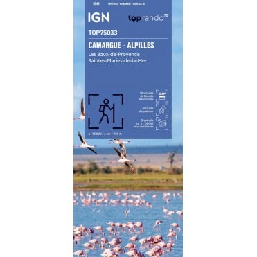 Camargue / Alpilles - IGN TOP75, map 75033