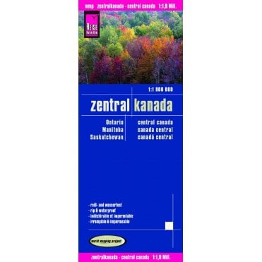 Canada (Central) Map - Reise Know-How