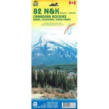 Canadian Rockies Travel Map