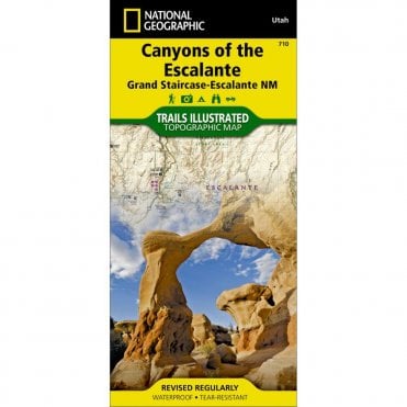 Canyons of the Escalante %5BGrand Staircase-Escalante National Monument%5D Trail Map - Nat Geo 710