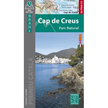 Cap de Creus Parc Naturel. Hiking map