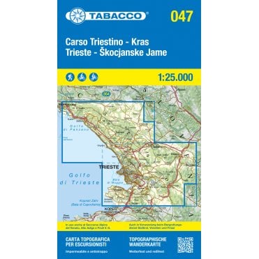 Carso Triestino /  Isontino | Tabacco, map 047