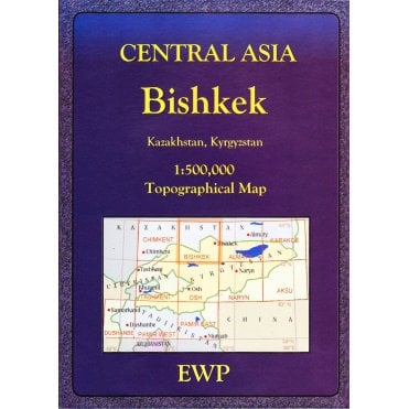 Central Asia: Bishkek Map