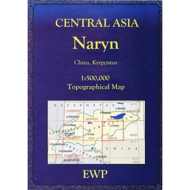 Central Asia: Naryn Map
