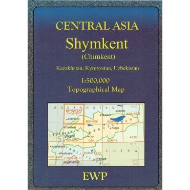 Central Asia: Shymkent (Chimkent) Map