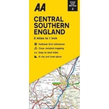 AA Road Map Britain 02: Central and Southern England