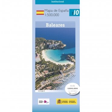 500K Regional road map of Spain 10: Balearics